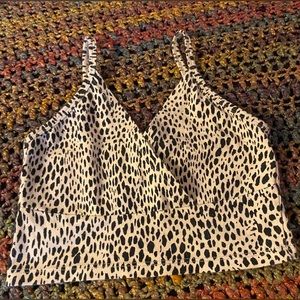 Brandy Melville Cheetah Amara Tank Top